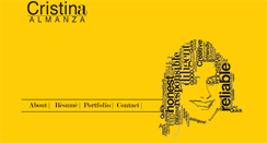 Desktop Screenshot of cristinalmanza.com