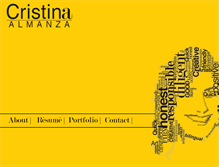 Tablet Screenshot of cristinalmanza.com